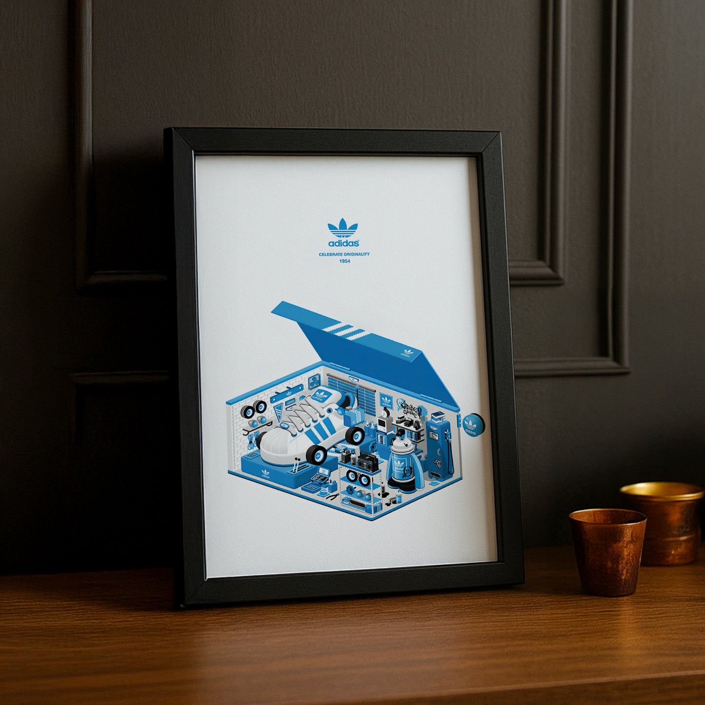 Cadre photo Adidas - Sneakers