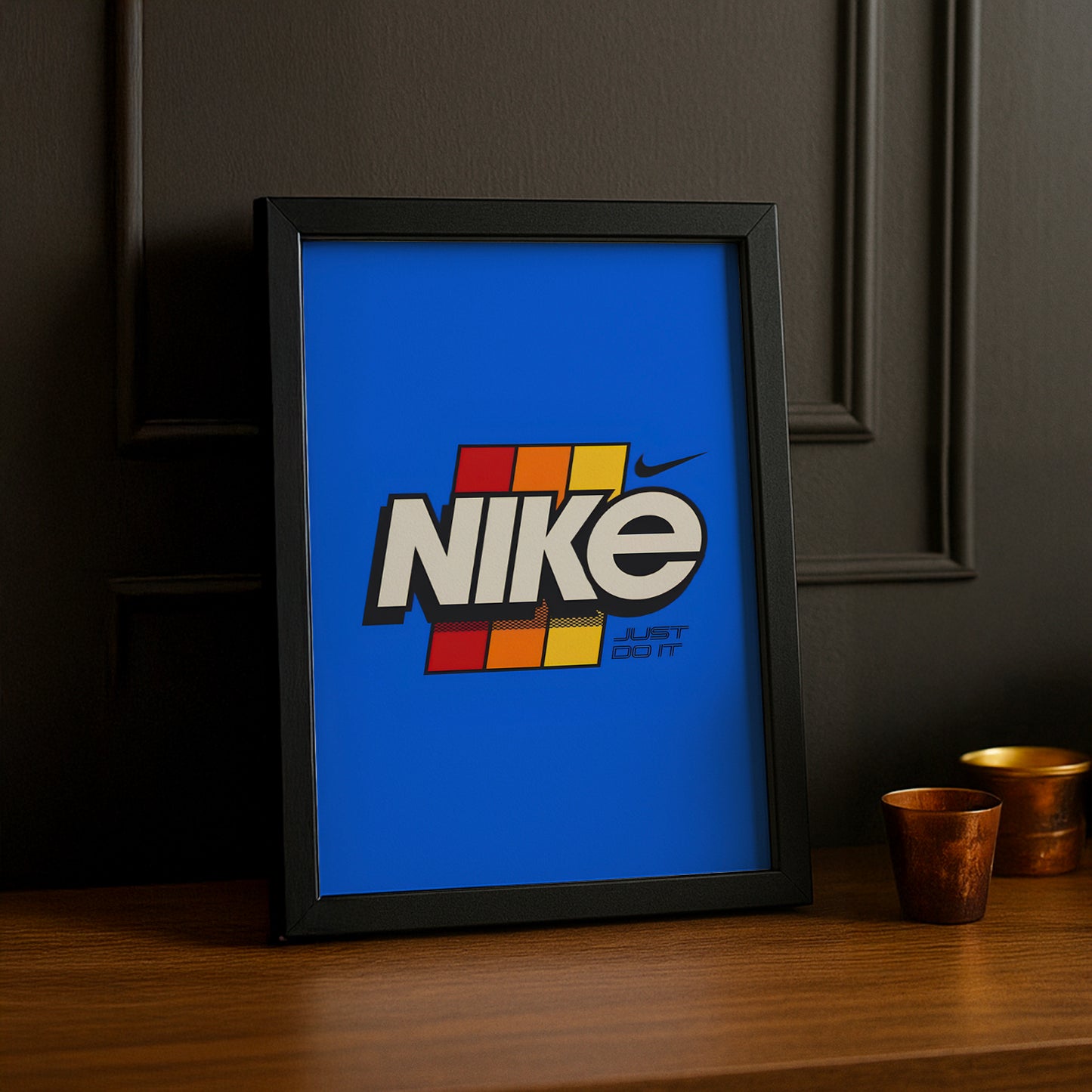 Poster Nike Just Do It Bleu