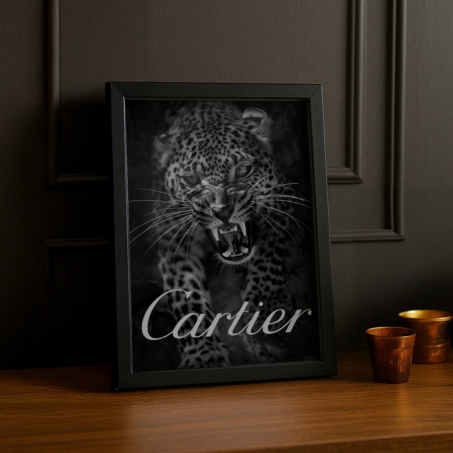 Cadre photo Cartier - Tigre