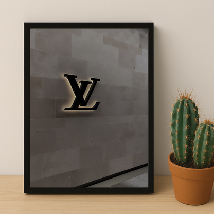 Cadre photo Louis Vuitton Wall logo