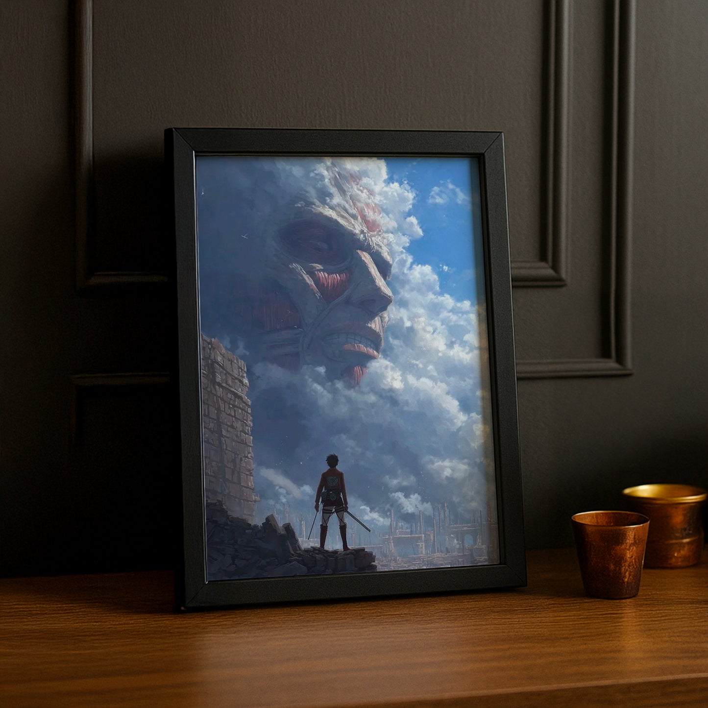 Cadre Photo Attack On Titan - Epic Scene