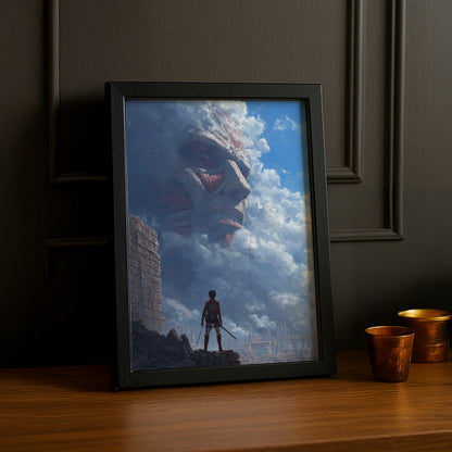 Cadre Photo Attack On Titan - Epic Scene