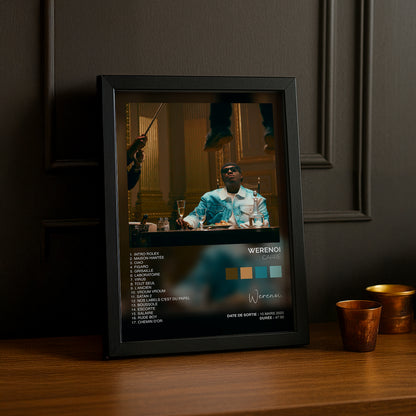 Cadre photo Album Musicaux - Carré de Werenoi