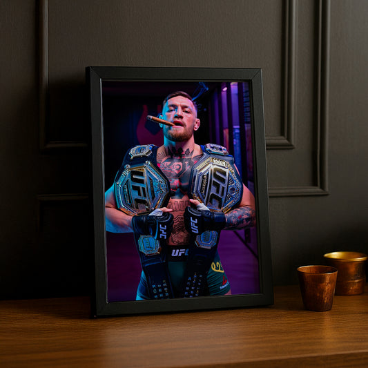Cadre photo UFC - Conor McGregor Double Champion