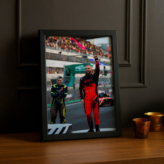 Poster encadrée GP Explorer - Maxime Biaggi Podium