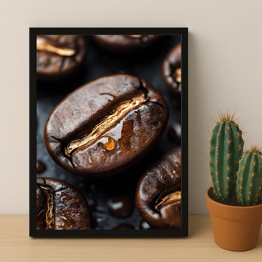 Cadre photo Coffee Lover - Graine de café