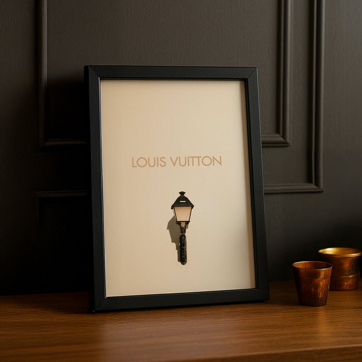 Cadre photo Louis Vuitton - Lampadaire