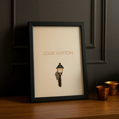 Cadre photo Louis Vuitton - Lampadaire
