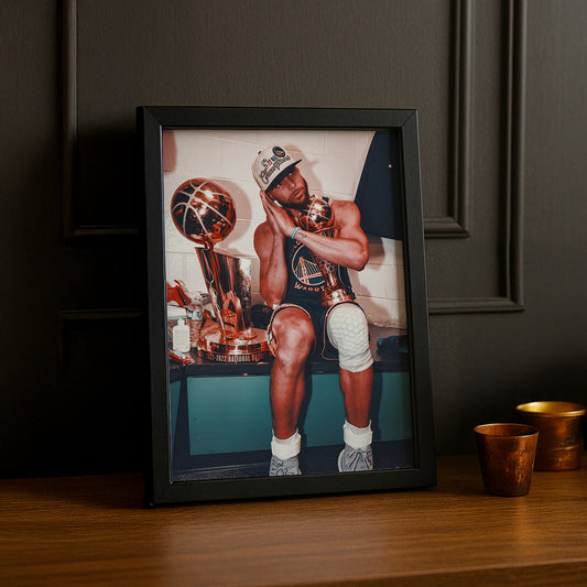 Cadre photo NBA - Stephen Curry Trophées
