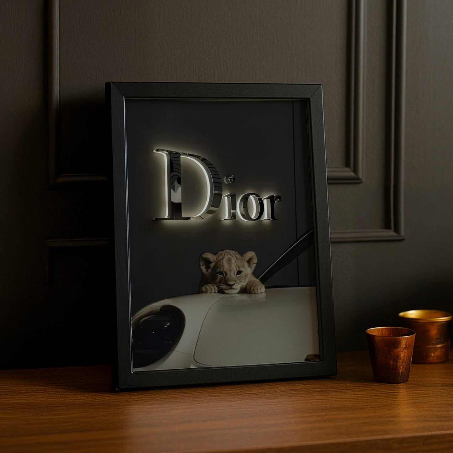 Cadre photo Dior - Porsche Lionceau