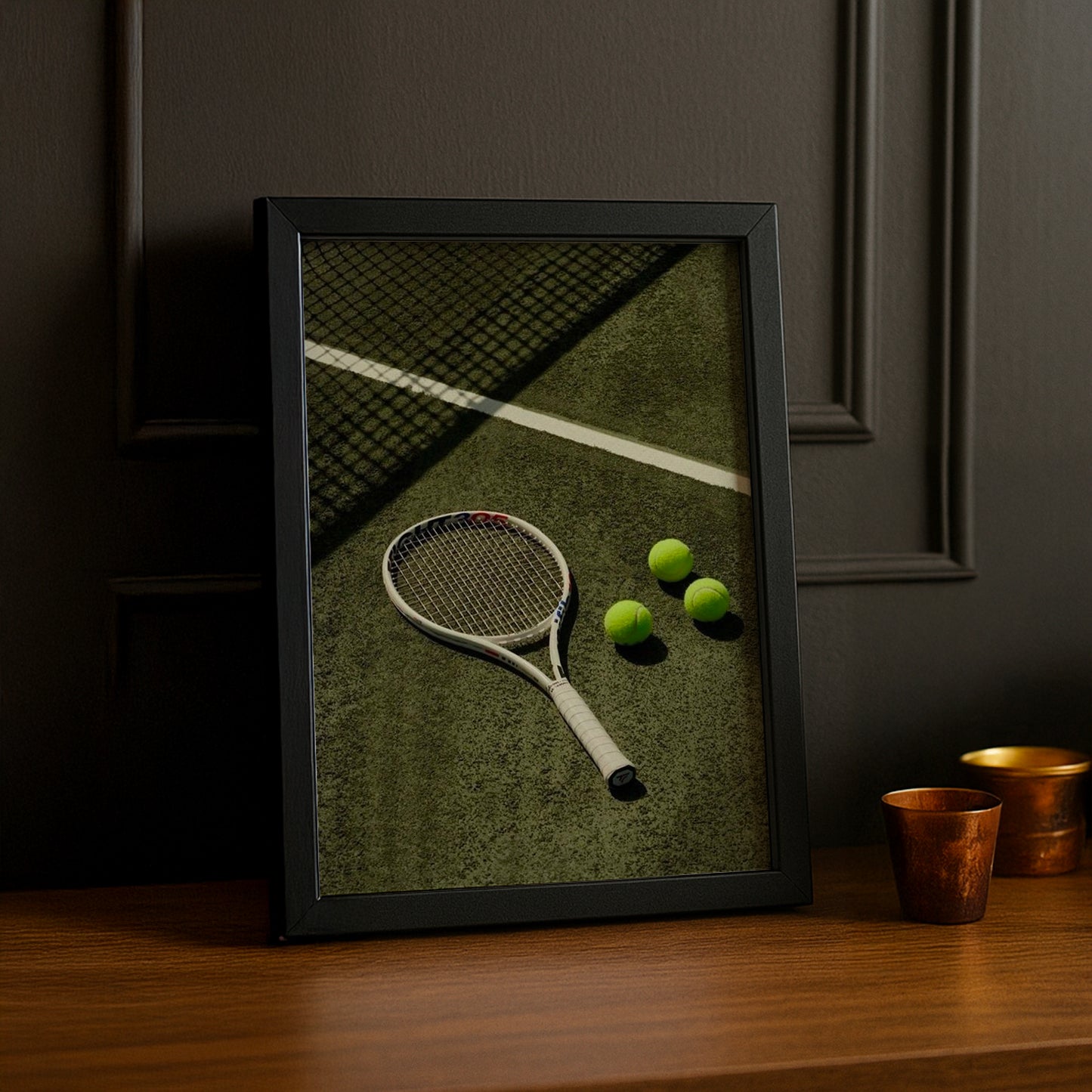 Poster Photo Tennis - Terrain sur herbe