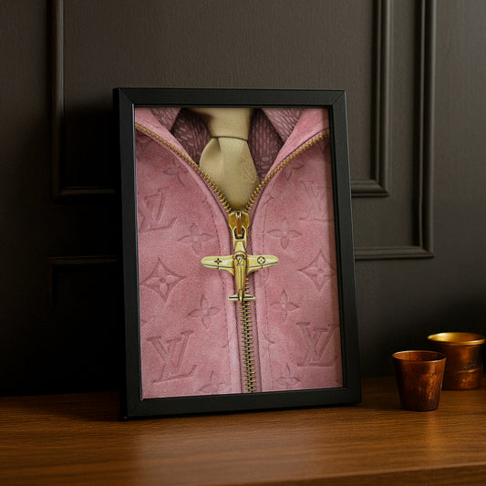 Cadre photo Louis Vuitton rose