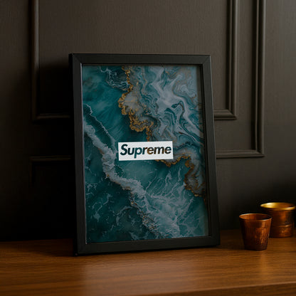Cadre photo Supreme - Golden Water