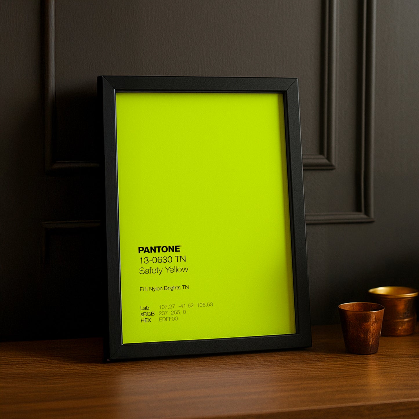 Cadre Photo Pantone - Safety Yellow