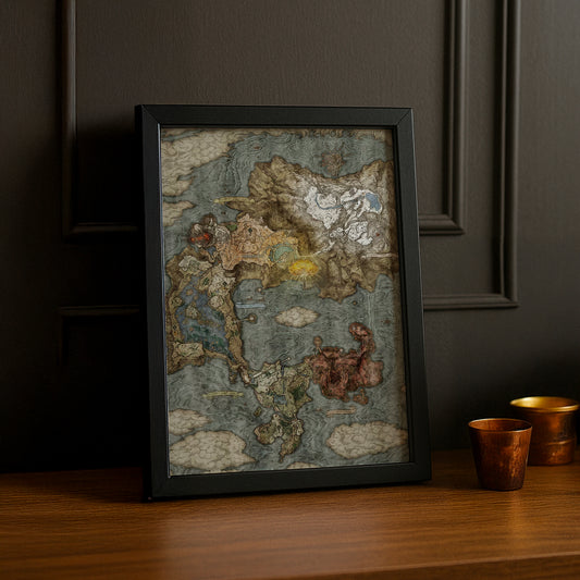 Cadre Photo Elden Ring - Map
