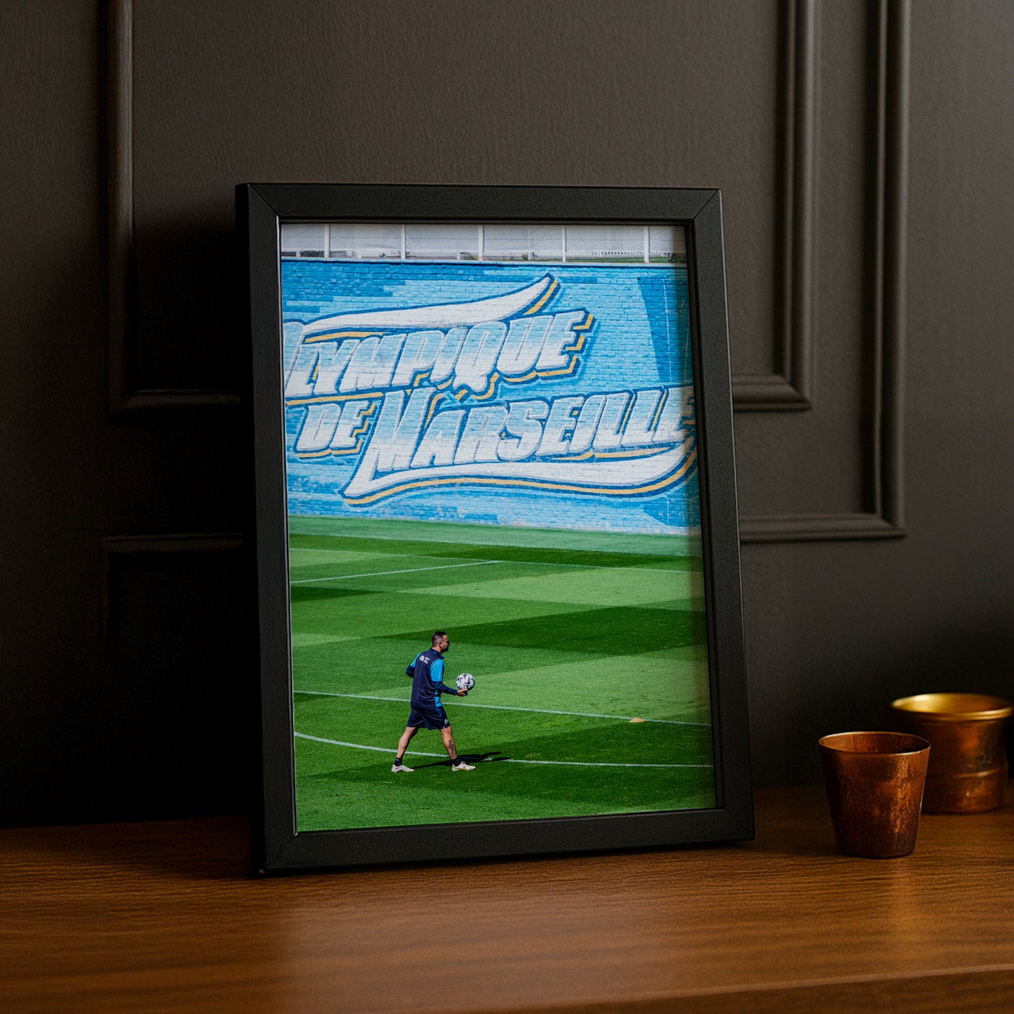 Poster encadrée Olympique de Marseille - Wall