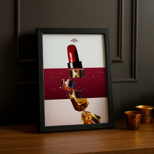 Cadre photo Hermès - Rouge à lèvre