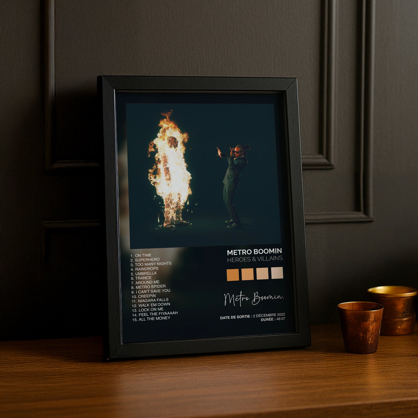 Poster Metro Boomin - Album Heroes & Villains