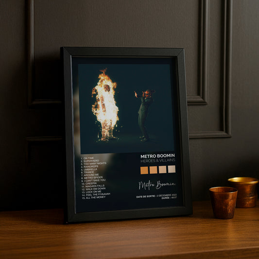 Poster Metro Boomin - Album Heroes & Villains