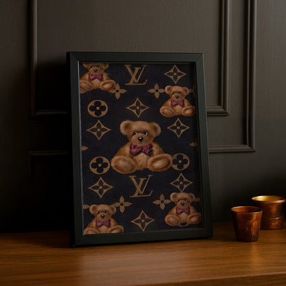 Cadre photo Louis Vuitton - Oursons