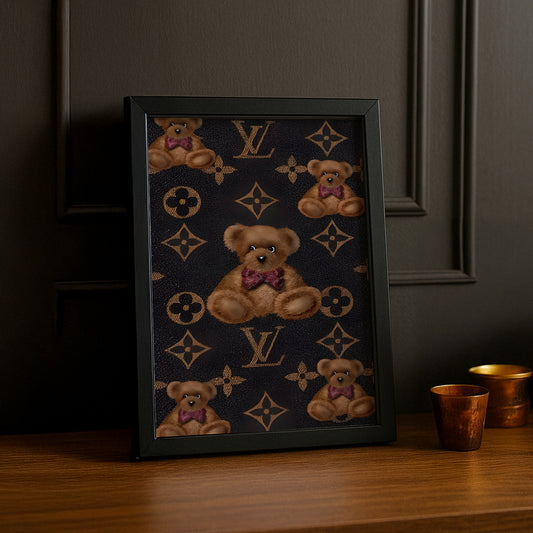 Cadre photo Louis Vuitton - Oursons
