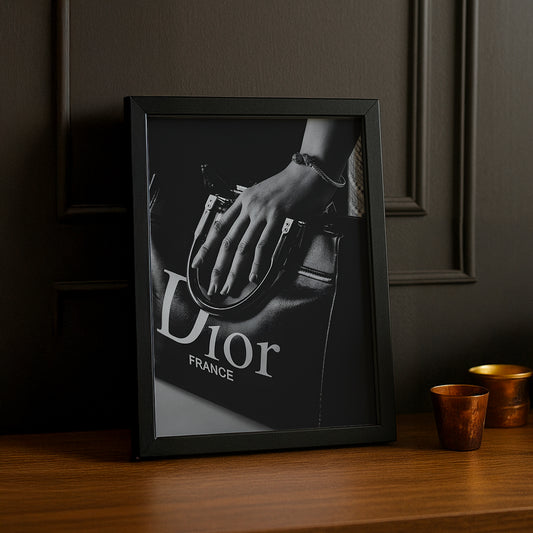 Cadre photo Dior sac
