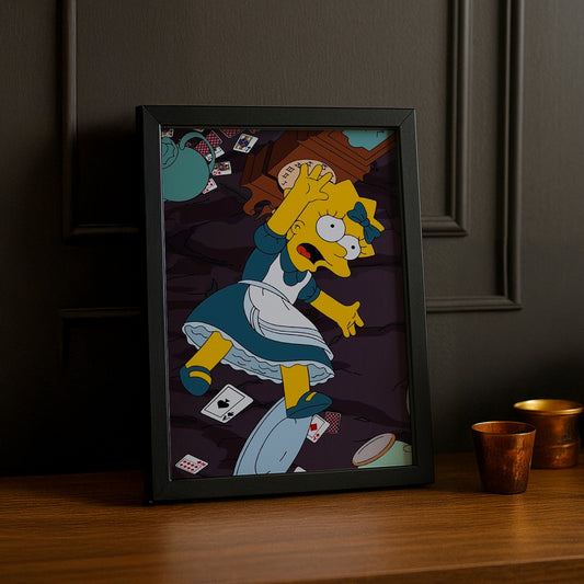 Cadre Photo Les Simpsons - Lisa Simpson Falling