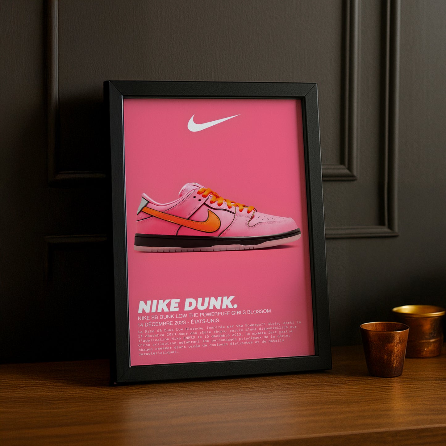 Cadre photo Nike SB Dunk Low The Powerpuff Girls Blossom