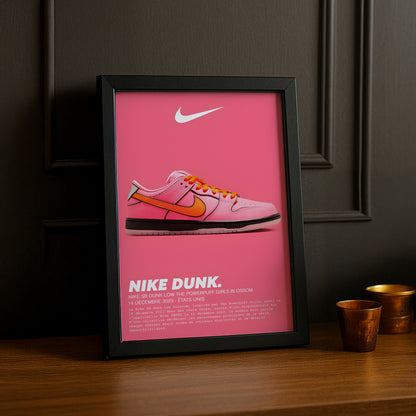 Cadre photo Nike SB Dunk Low The Powerpuff Girls Blossom