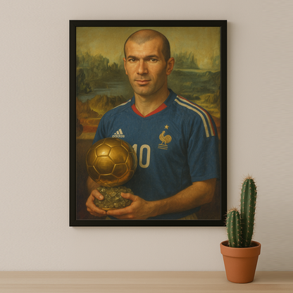 Poster Ballon d'Or - Zinédine Zidane