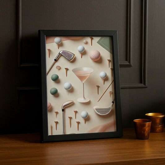 Cadre Photo Golf - Rose