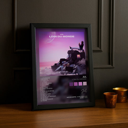 Poster Jul - Album Loin du monde