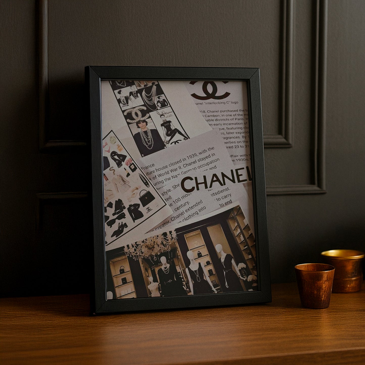 Poster Photo Chanel - Journal
