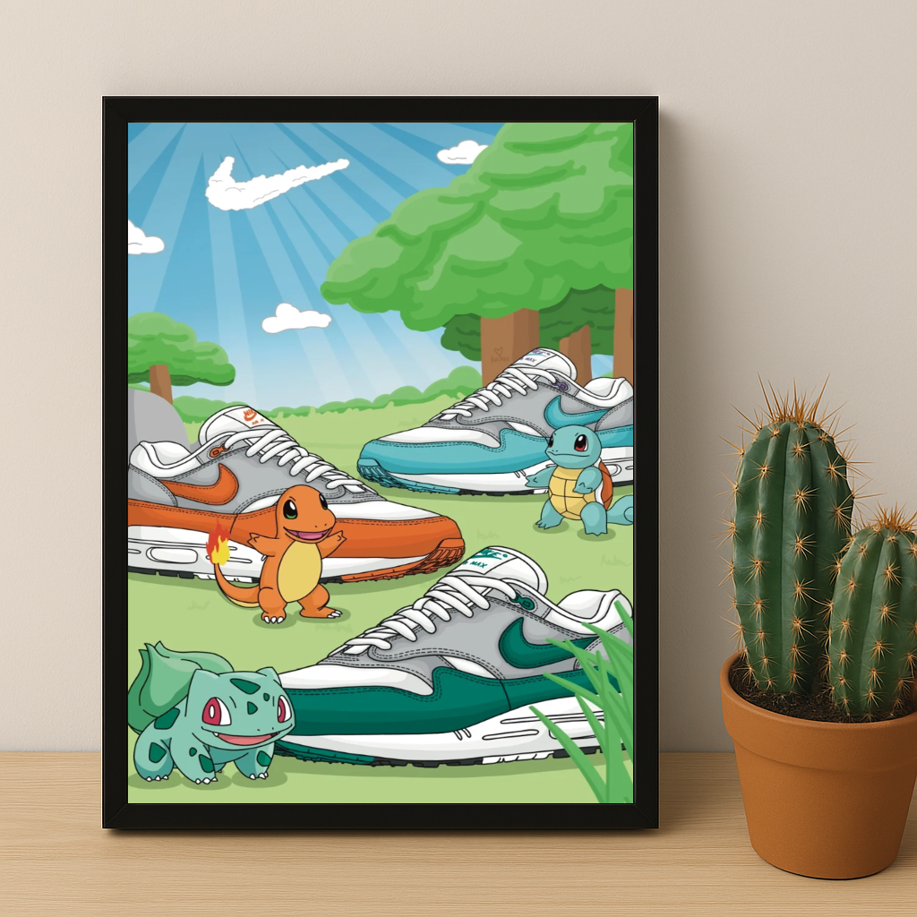 Poster Nike Sneakers x Pokémon