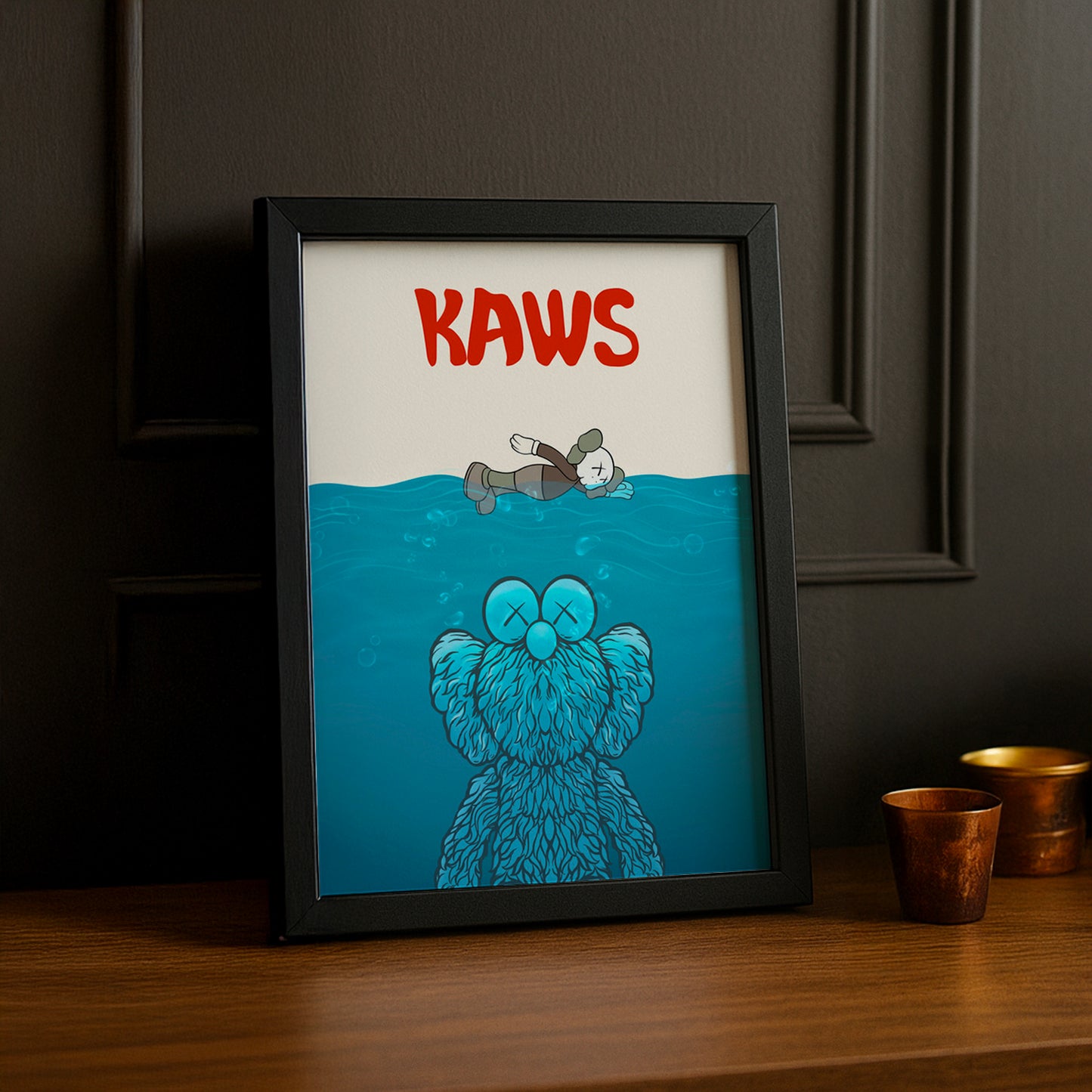 Poster Kaws nage