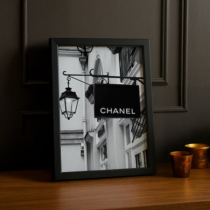 Cadre photo Chanel - Pancarte