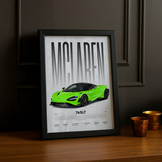 Cadre photo McLaren 765 LT
