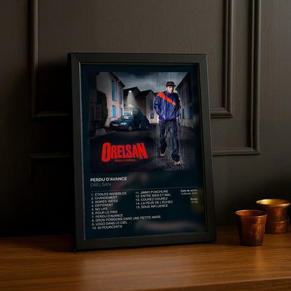 Cadre photo Album Perdu d'avance d'Orelsan