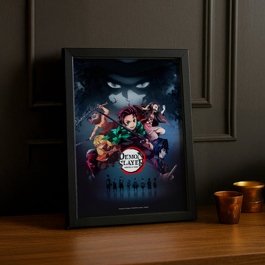 Cadre Photo Demon Slayer - Affiche Officiel