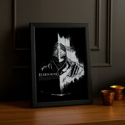 Cadre Photo Elden Ring - Tarnished BW