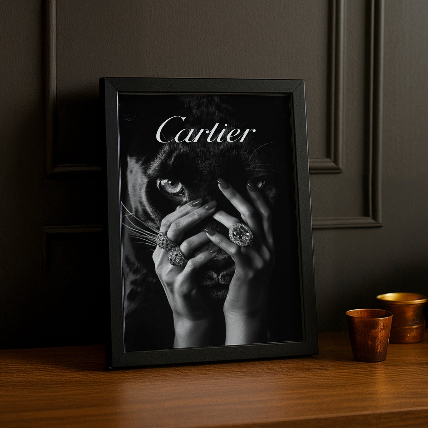 Cadre photo Cartier - Tiger x Woman