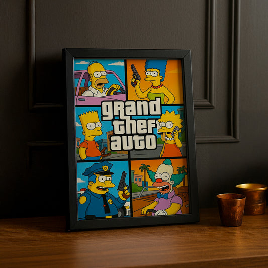 Cadre Photo Les Simpsons - GTA