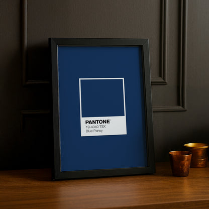 Cadre Photo Pantone Étiquette - Blue Pansy