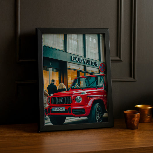 Cadre photo Louis Vuitton x Mercedes Classe G