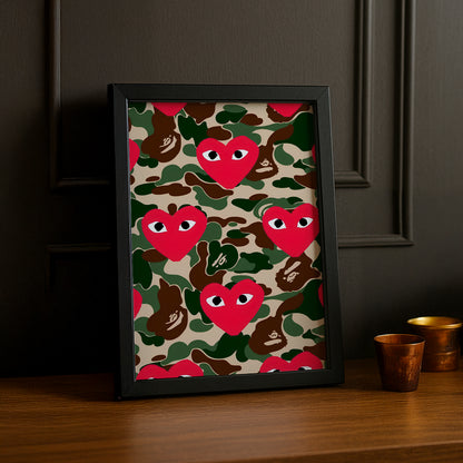 Cadre photo Comme des garçons