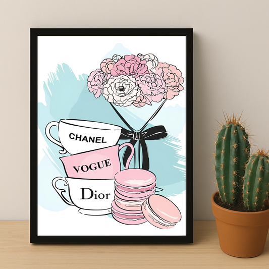Cadre photo Dior Illustration
