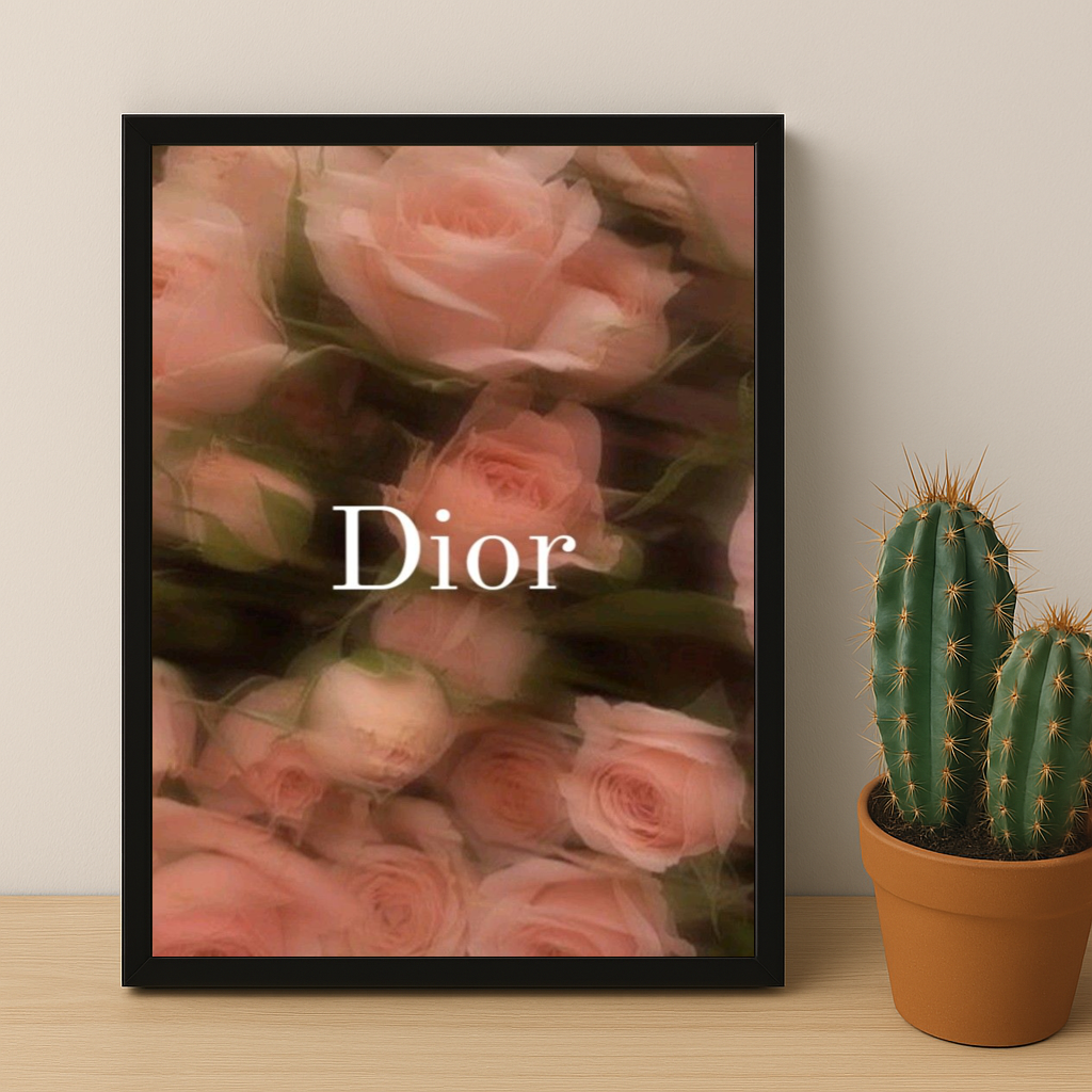 Cadre photo Dior Roses