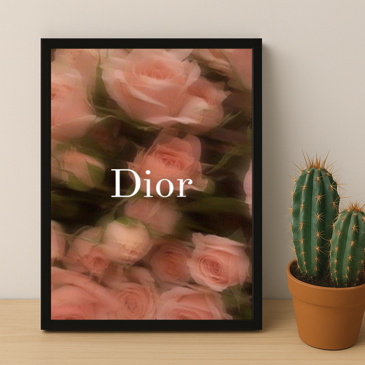 Cadre photo Dior Roses