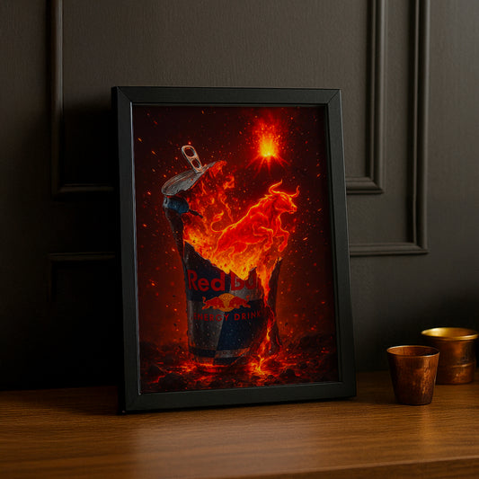 Cadre Photo Redbull - Fire