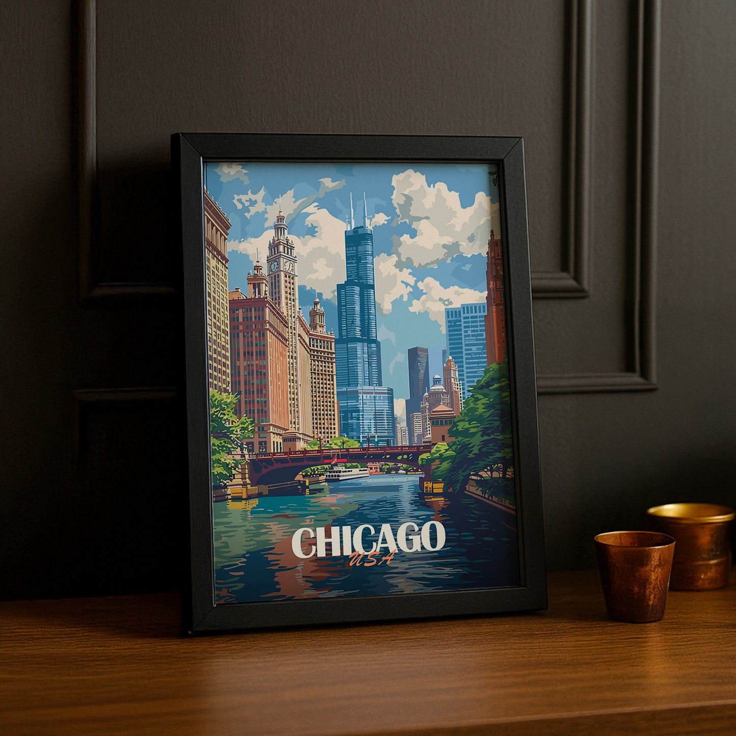 Cadre photo Chicago USA